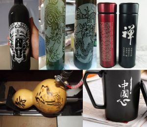 银川西夏区酒瓶葫芦工艺品激光雕刻机